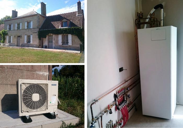 Pompe a chaleur air eau yutaki