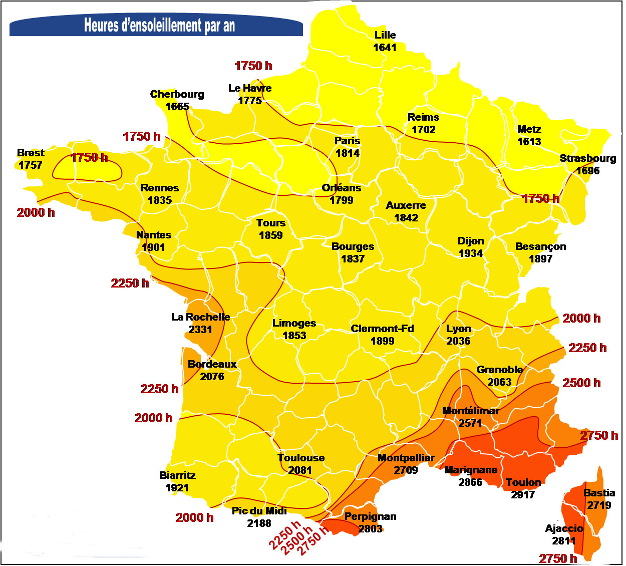 Panneau solaire ensolleillement