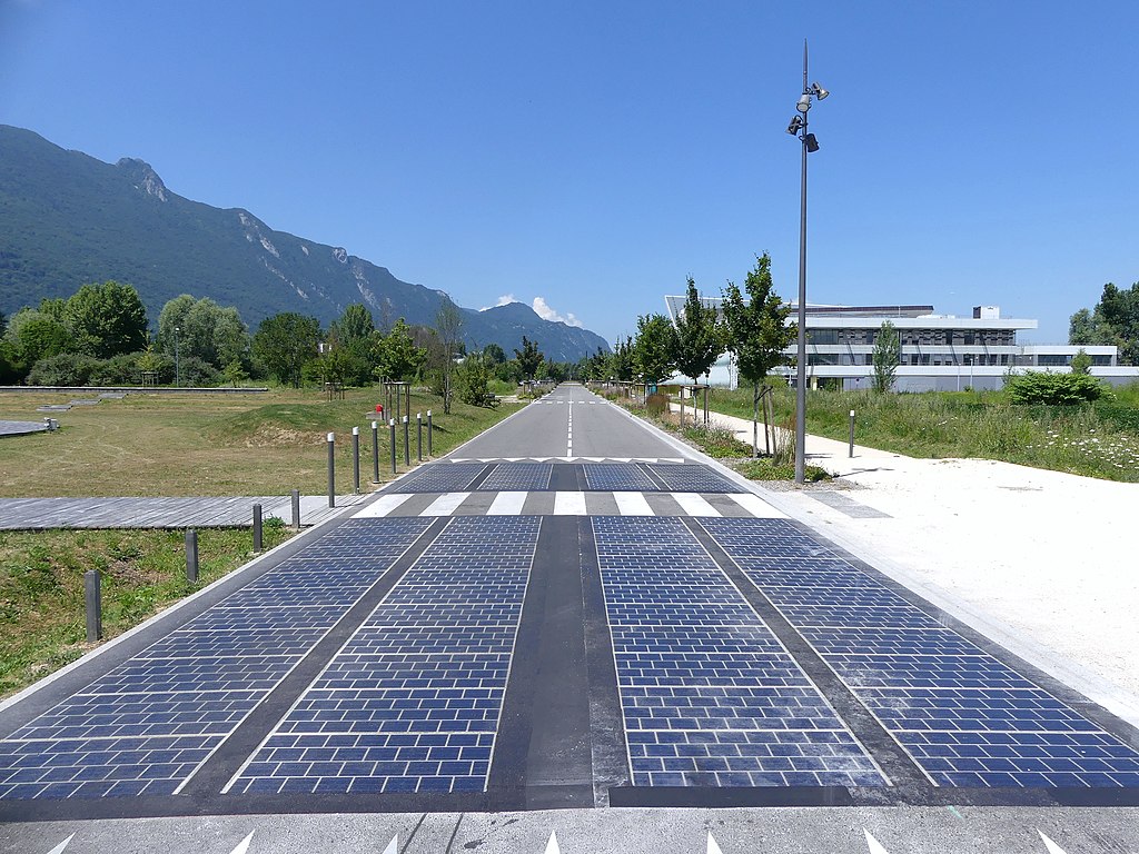 Route panneau solaire vendee