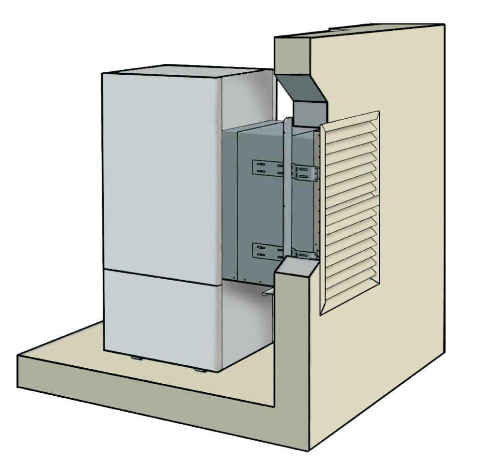 Pompe a chaleur monobloc interieur