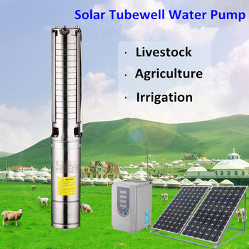 Pompe a eau alimente par panneau solaire