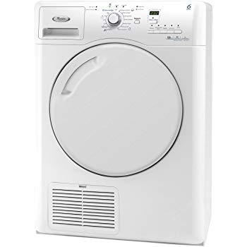 Whirlpool hdlx70313 - sèche-linge à condensation pompe à chaleur 7kg a+ blanc