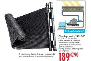 Panneau solaire epdm