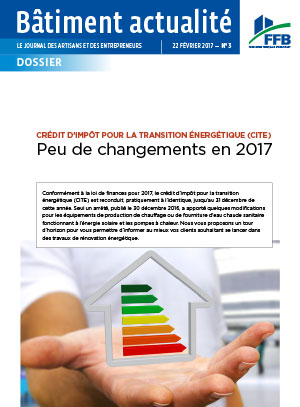 Credit impot pompe a chaleur 2017