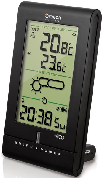 Station meteo avec panneau solaire