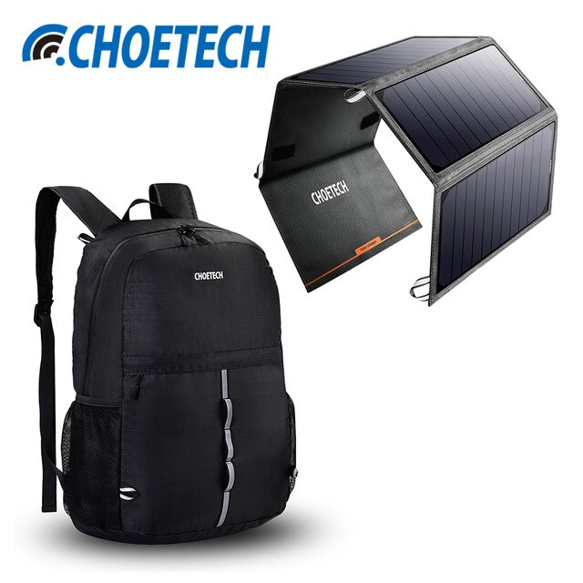 Sac à dos avec panneau solaire