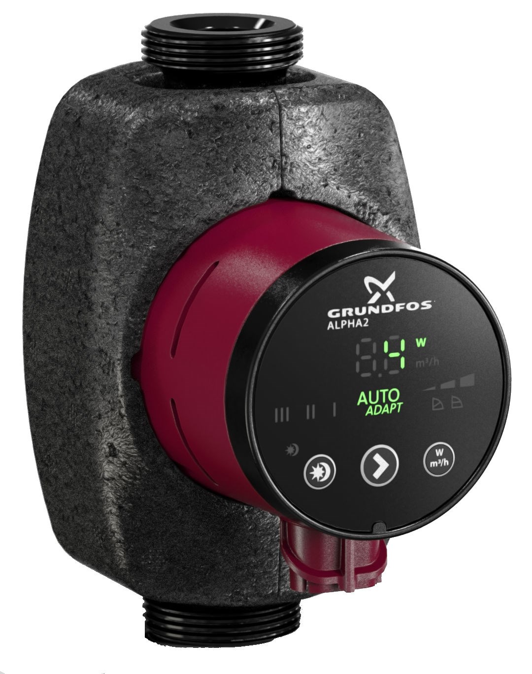 Vitesse debit circulateur eau pompe a chaleur danfoss
