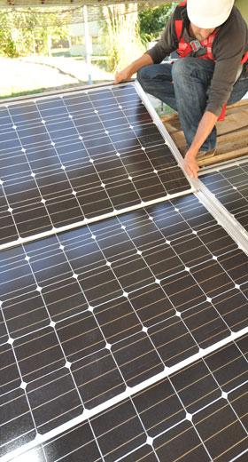 Formation pose panneau solaire photovoltaique