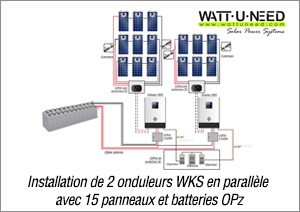 Plan branchement panneau solaire