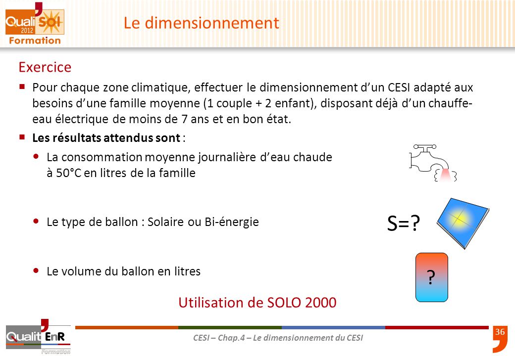 Dimensionner un panneau solaire thermique