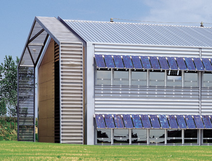Brise soleil panneau solaire