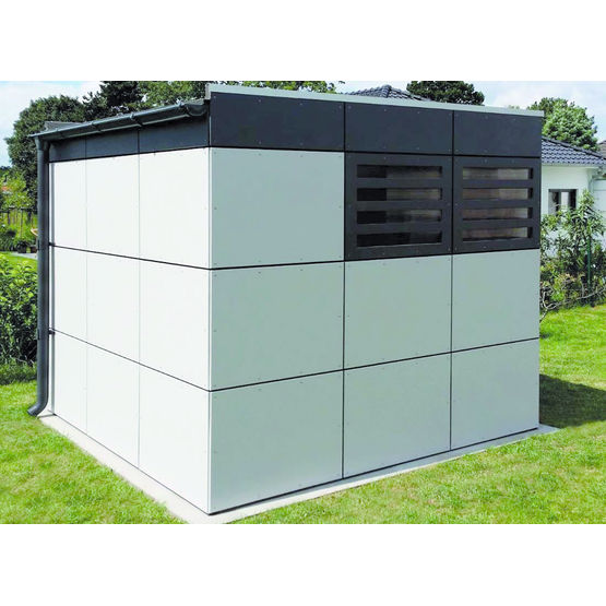 Abris de jardin panneau solaire