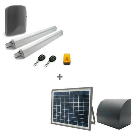 Panneau solaire pour portail