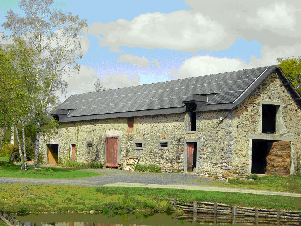 Panneau solaire agricole