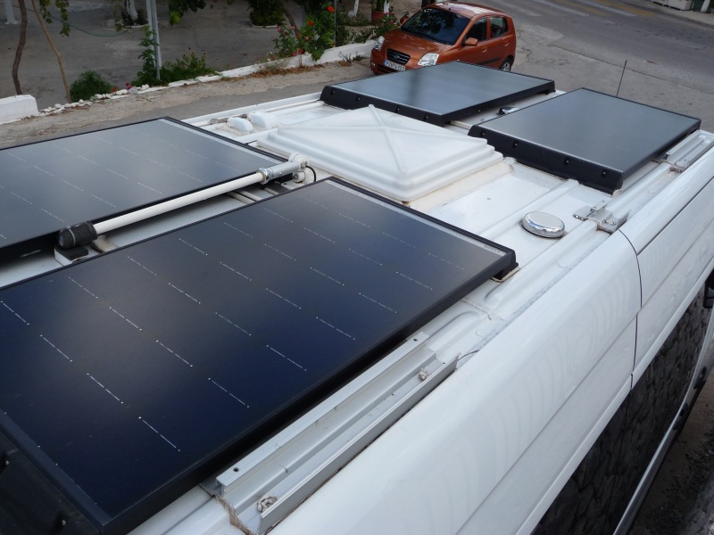 Panneau solaire fourgon amenage