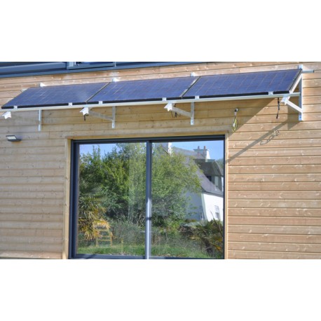 Support panneau solaire facade