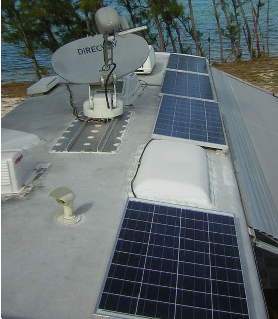 Nettoyage panneau solaire camping car