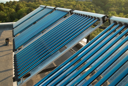 Panneau solaire et chauffe eau