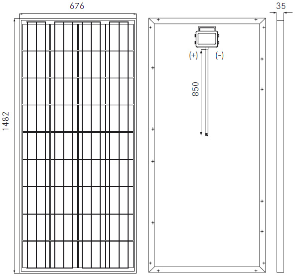 Dimension d'un panneau solaire photovoltaique