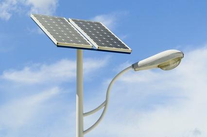 Panneau solaire pour lampadaire