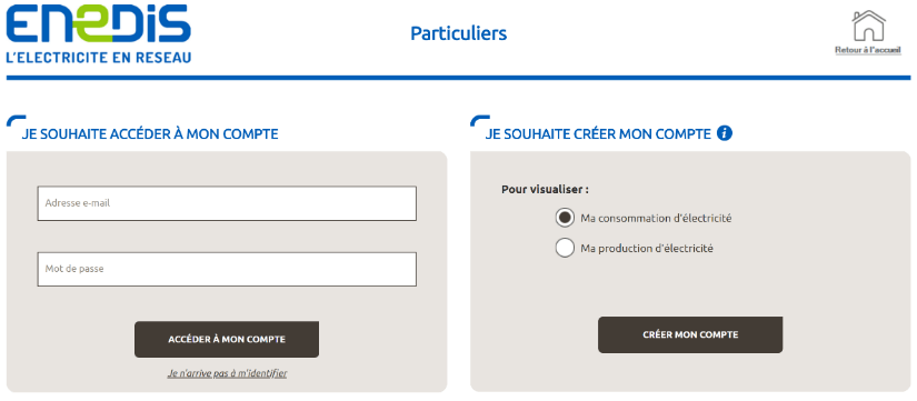 Panneau solaire espace client