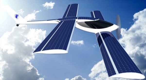 Avion panneau solaire