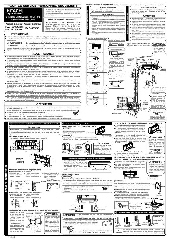 Notice pompe a chaleur hitachi yutaki