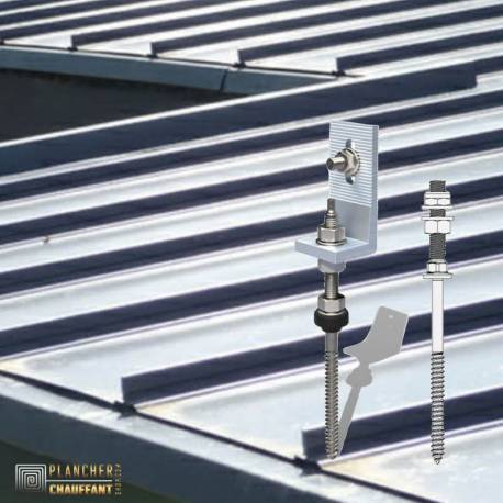 Support panneau solaire toiture
