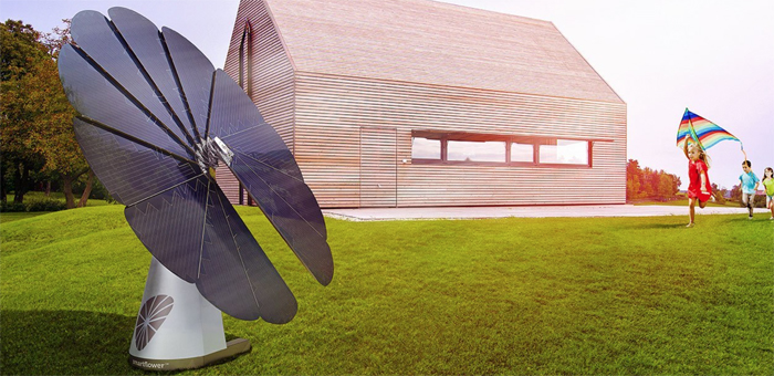 Edf panneau solaire fleur
