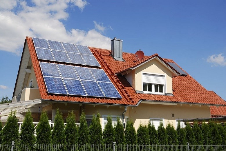Chauffage soufflant sur panneau solaire