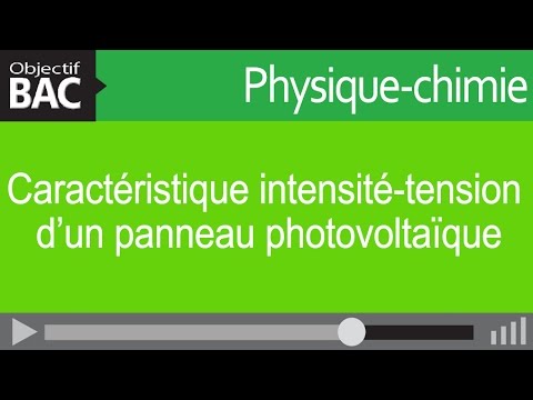 Terminale sti2d physique panneau solaire