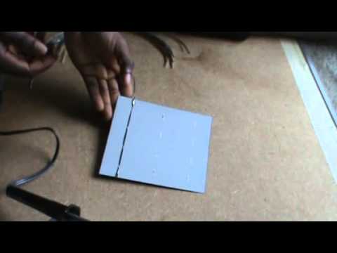 Comment faire un panneau solaire en carton