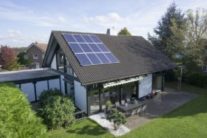 Maison autonome panneau solaire