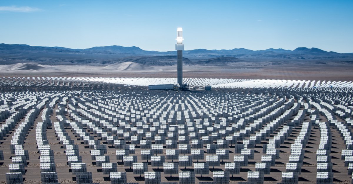 Panneau solaire desert
