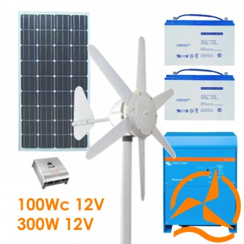 Couplage eolienne et panneau solaire