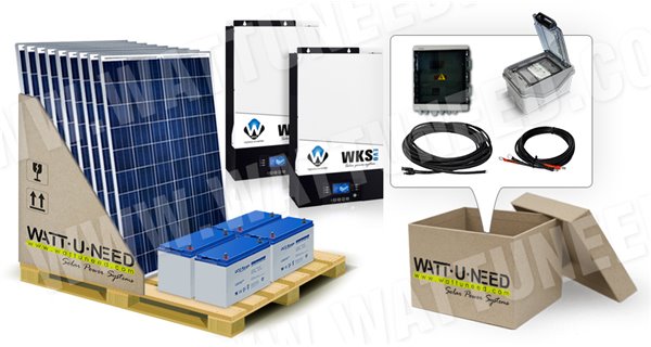 Kit panneau solaire 7000w