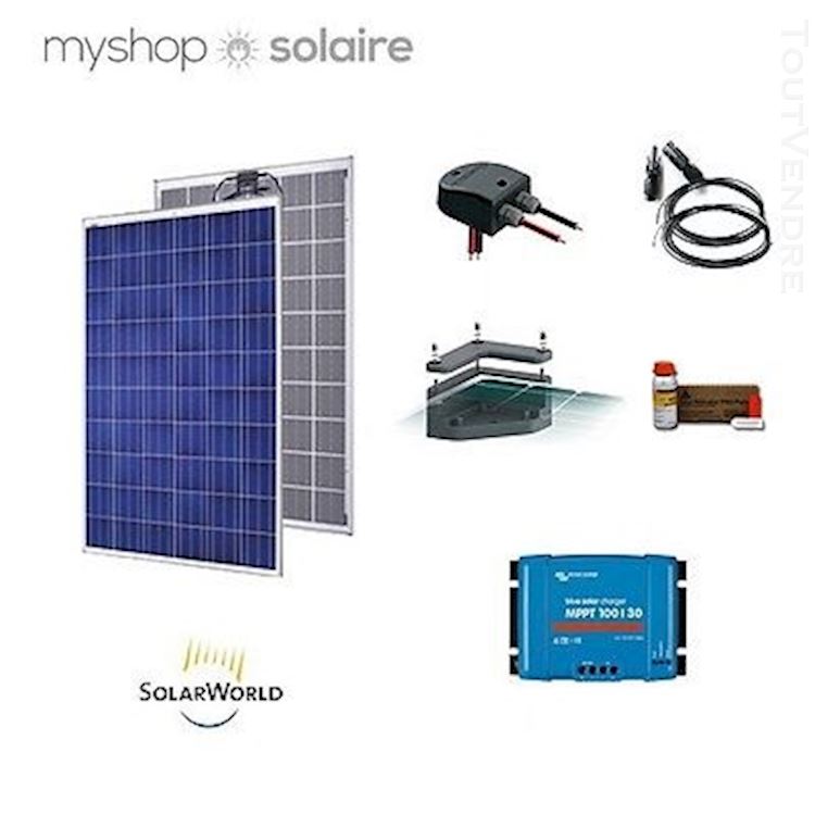 Kit panneau solaire camping car 250w