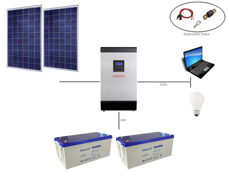 Panneau solaire photovoltaique 500w
