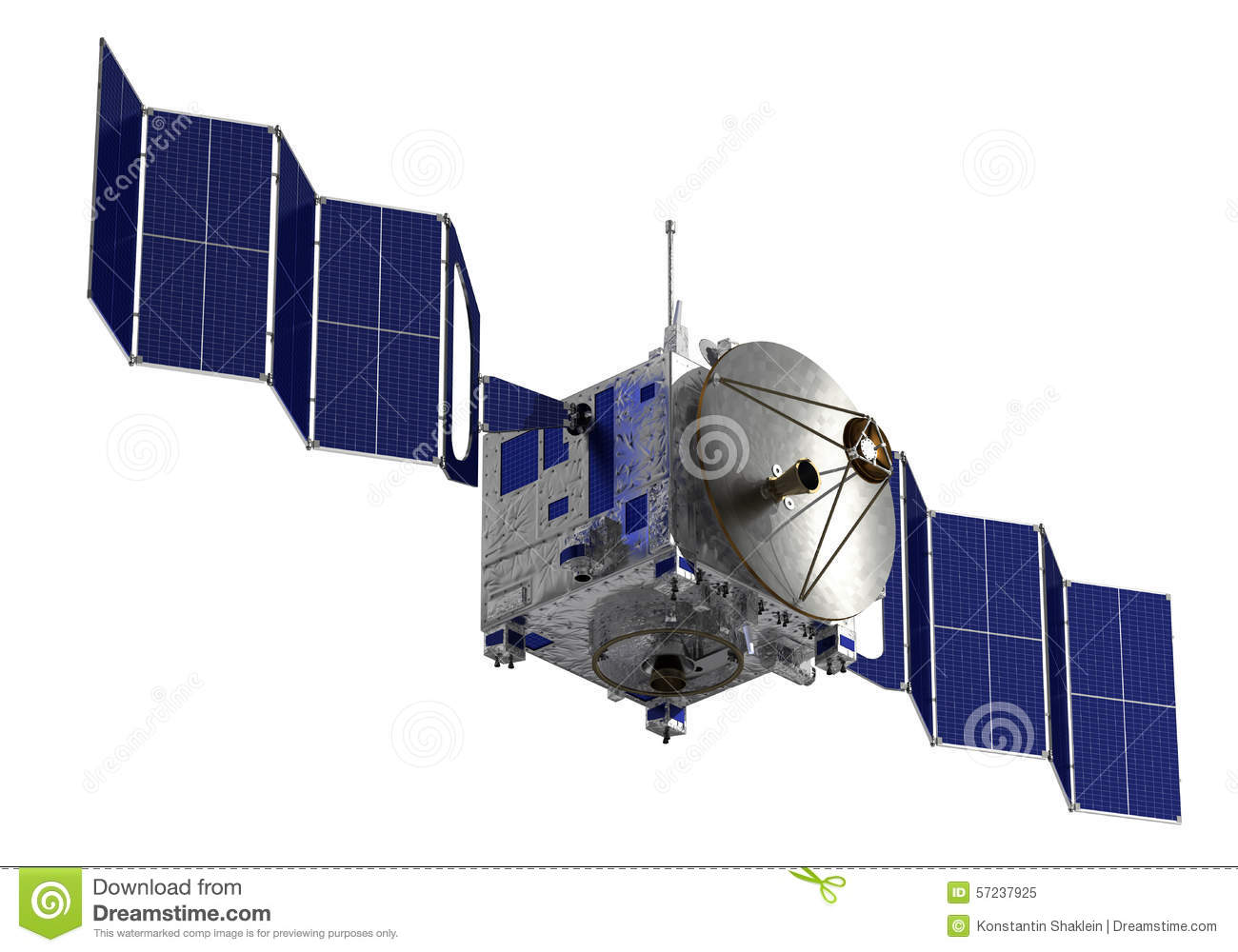Panneau solaire satellite