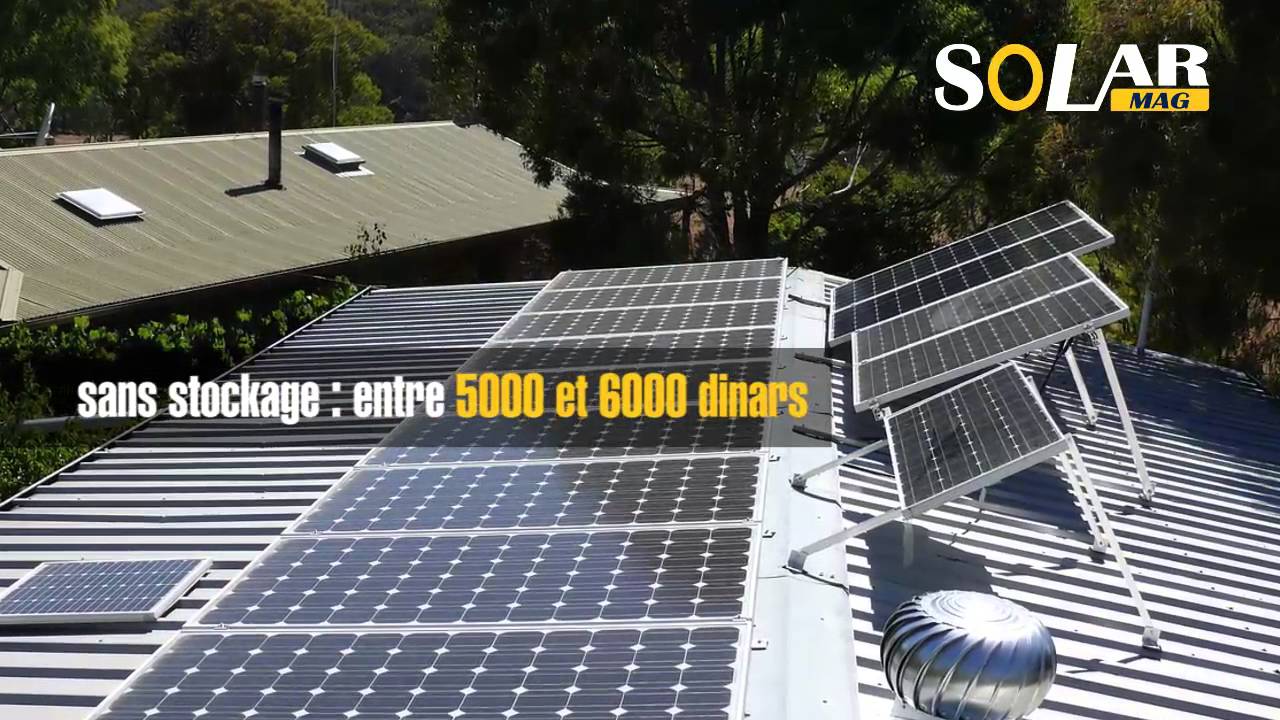 Prix panneau solaire photovoltaique tunisie