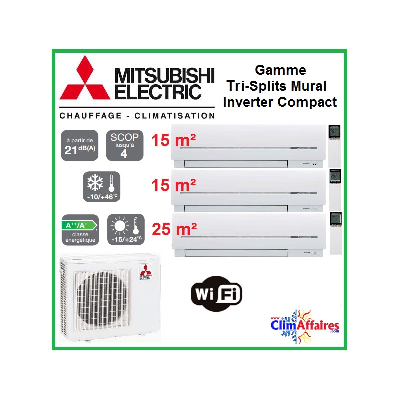 Pompe a chaleur mitsubishi mxz-3d54va2
