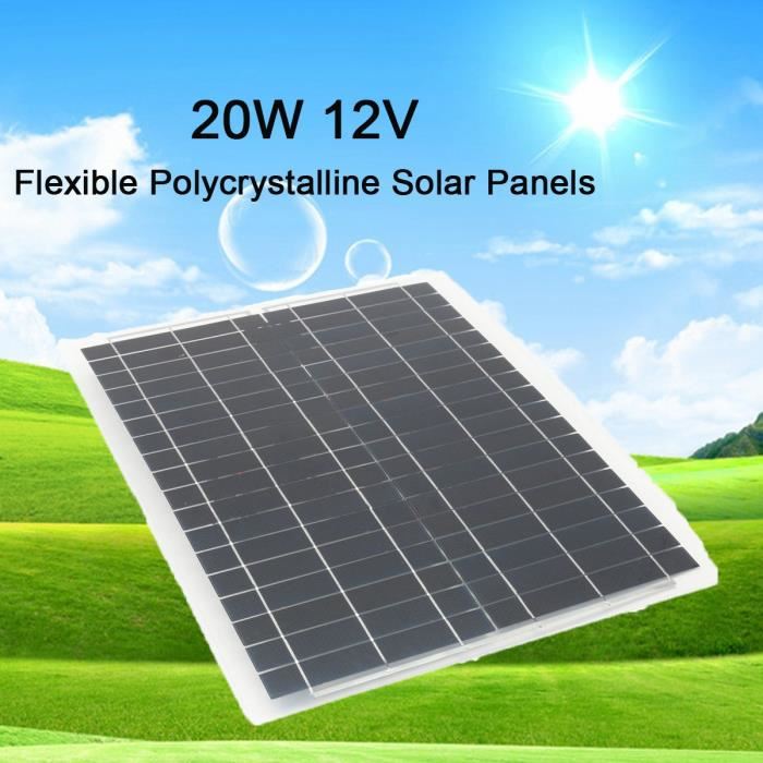 Chargement panneau solaire