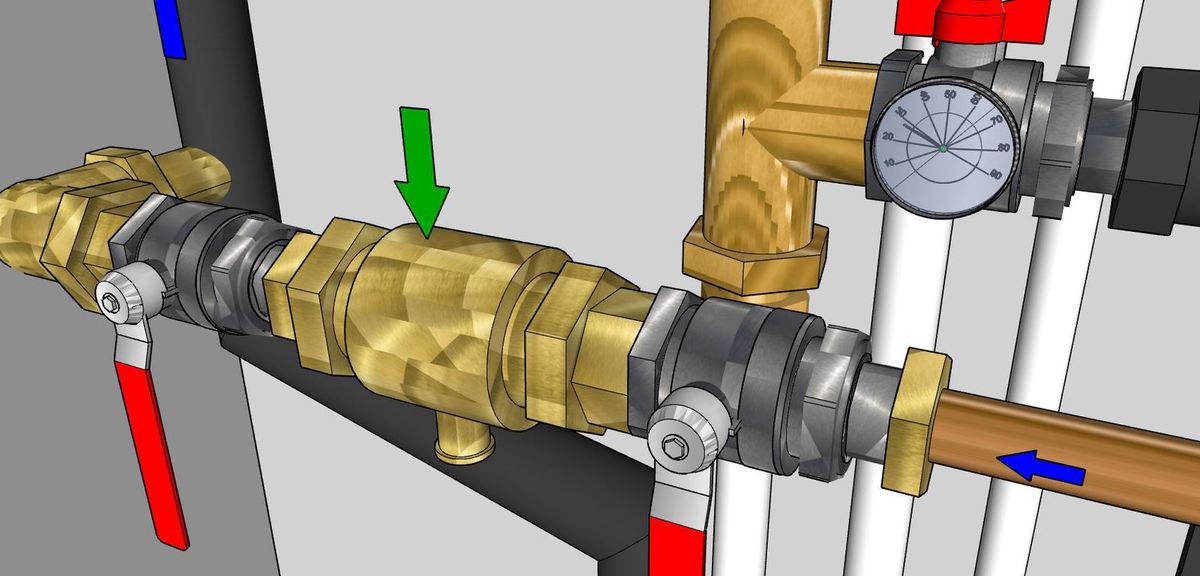 Tuyauterie pour pompe a chaleur