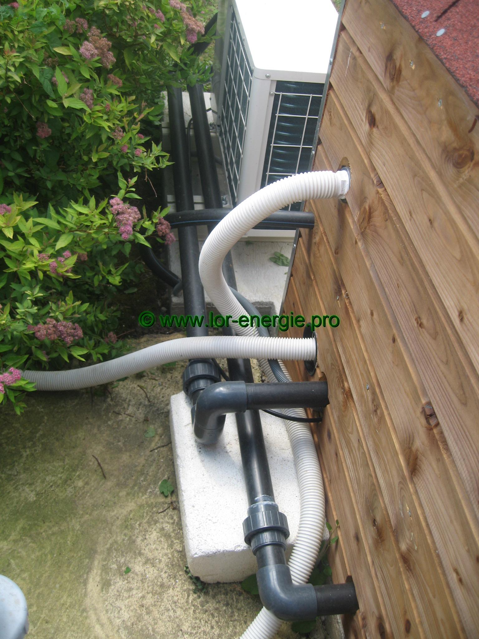 Installation pompe a chaleur piscine hors sol