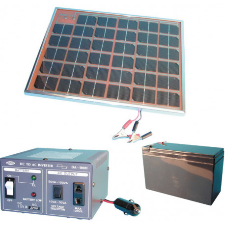 Batterie rechargeable pour panneau solaire