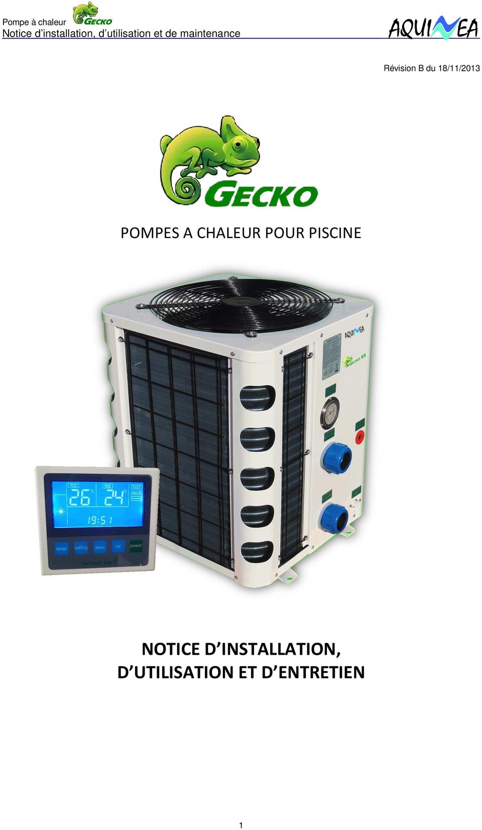 Pompe a chaleur gecko