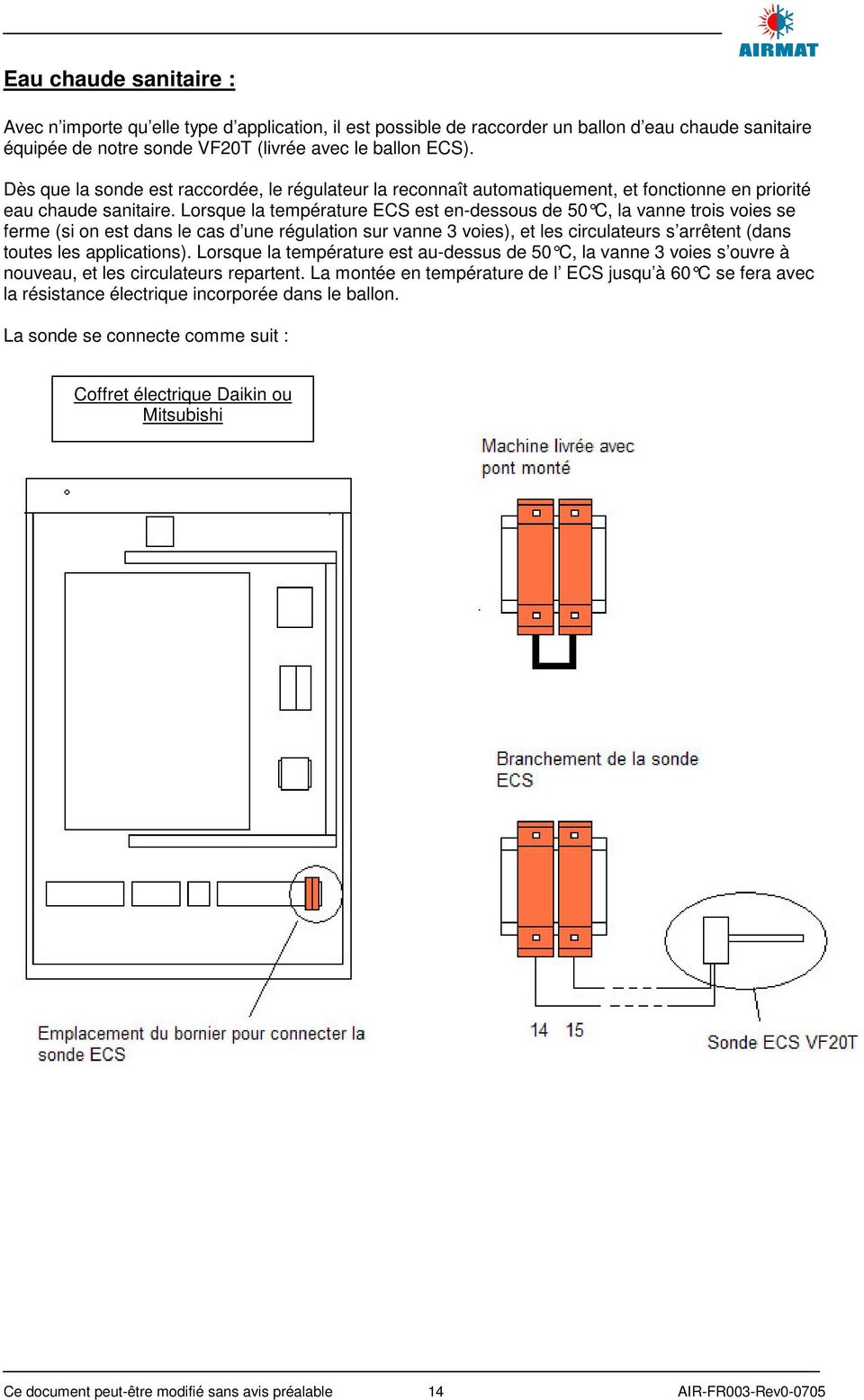 Notice pompe a chaleur airmat cri 110