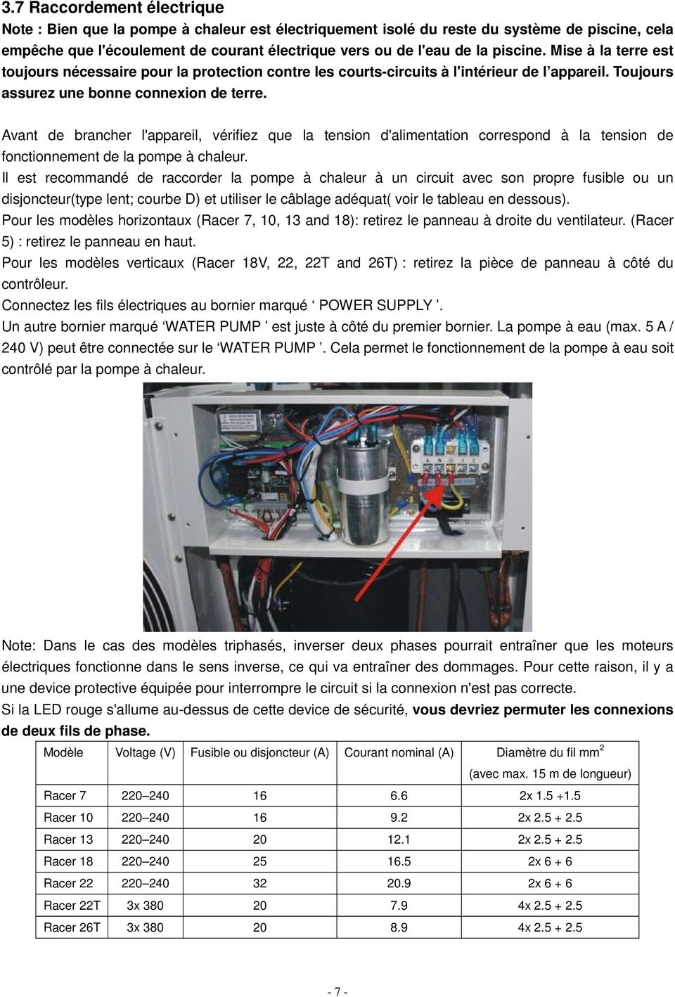 Pompe a chaleur racer 13kw