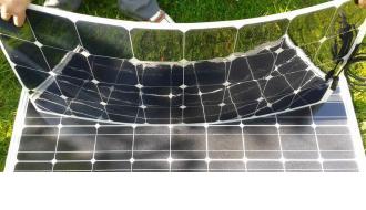 Panneau solaire etroit