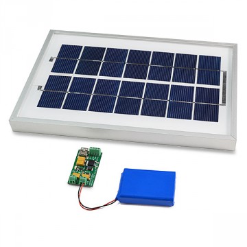 Recharger une pile avec un panneau solaire
